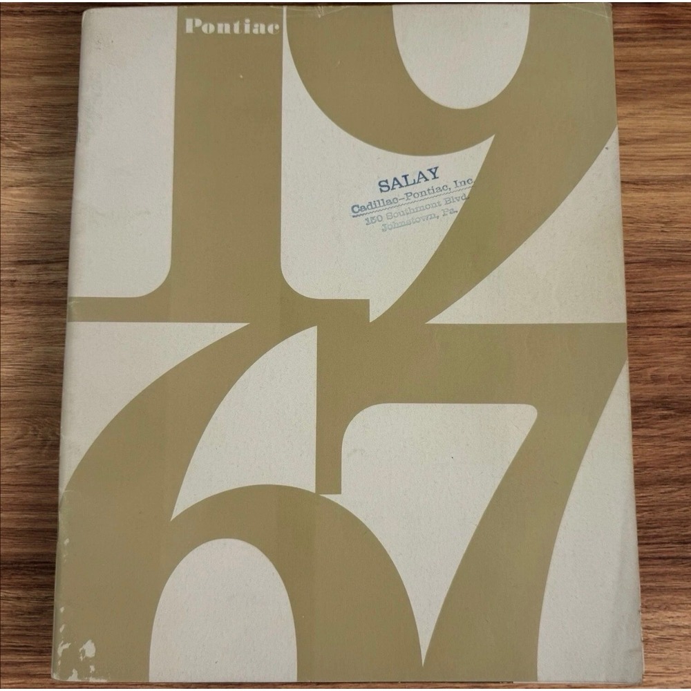 Vintage 1967 Pontiac Sales Brochure Catalog GTO 2+2 Firebird Grand Prix Specs